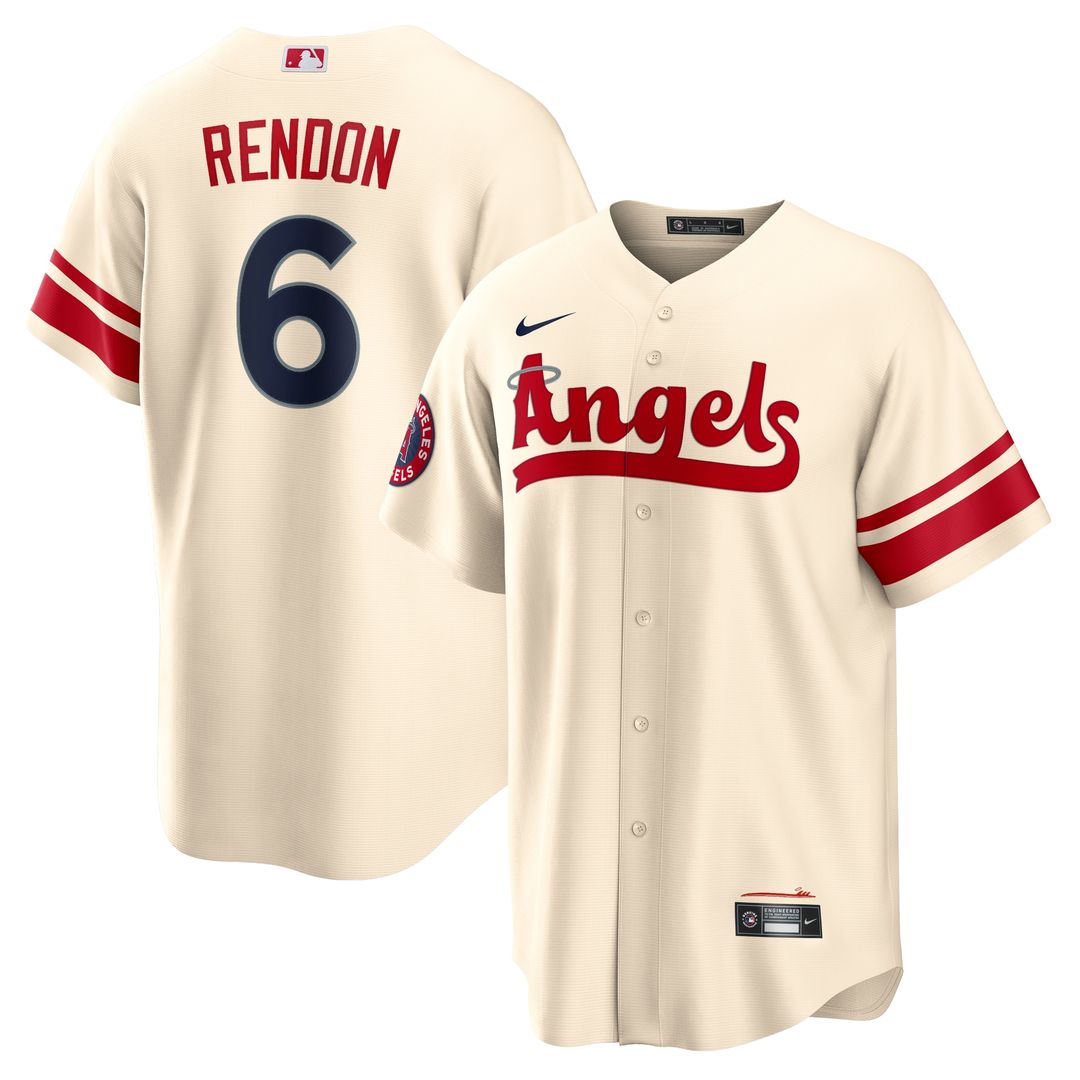Anthony Rendon Los Angeles Angels Nike City Connect Player Replica Jersey - Cream