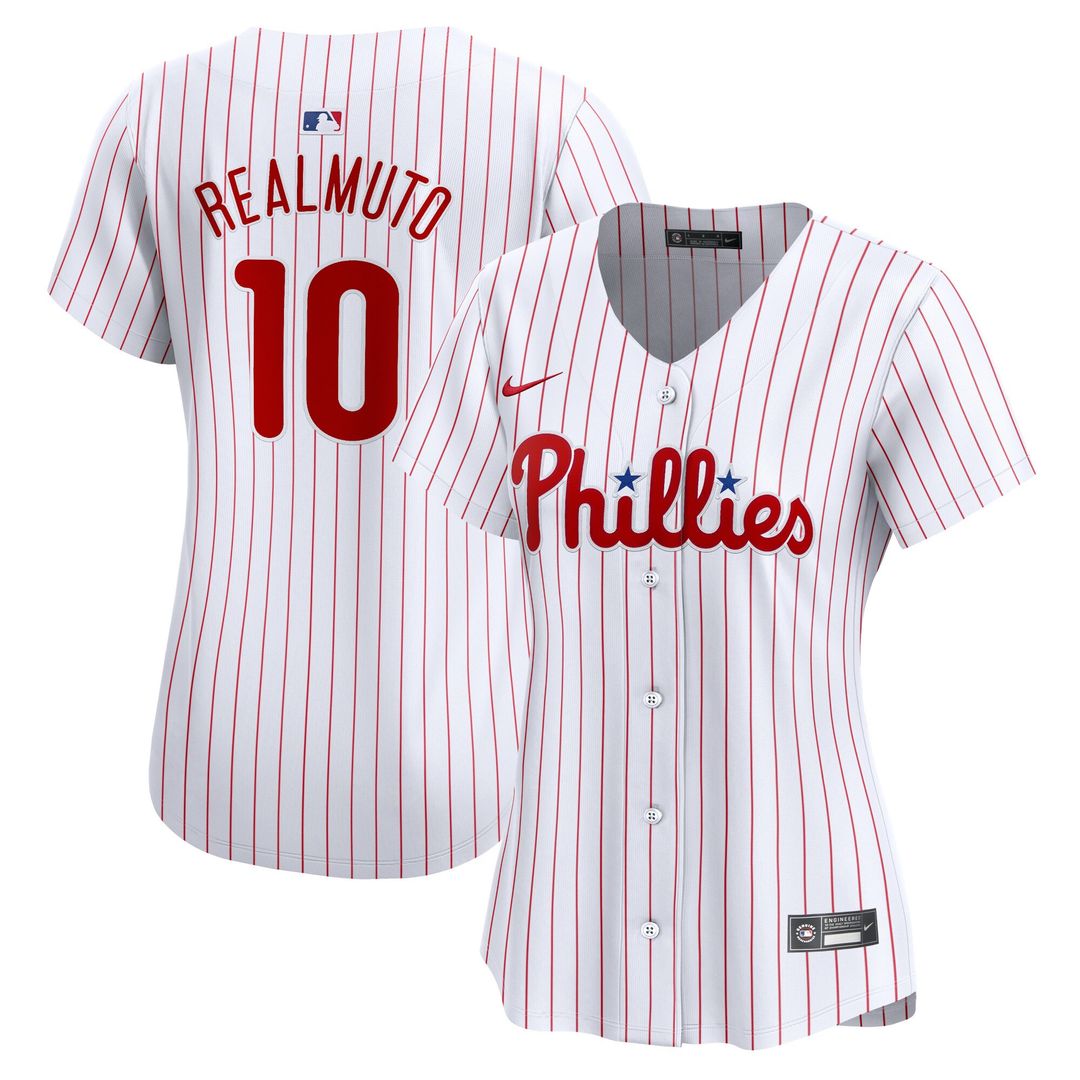 J.T. Realmuto Philadelphia Phillies Nike Women's Home Player Limited Jersey - White