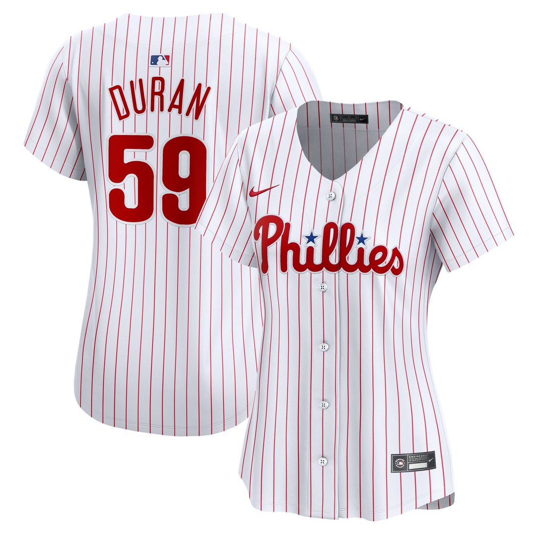 Jhoan Duran Philadelphia Phillies Nike Women's Home Player Limited Jersey - White