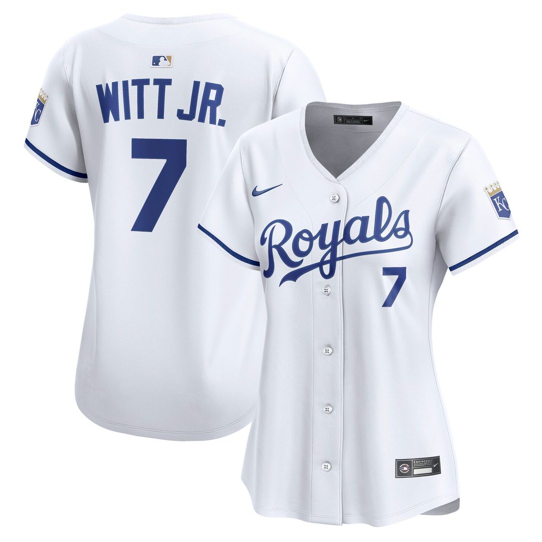 Bobby Witt Jr. Kansas City Royals Nike Women's Home Player Limited Jersey - White