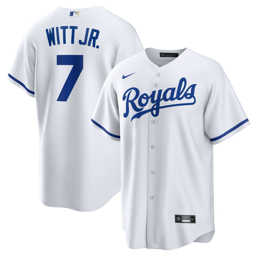 Bobby Witt Jr. Kansas City Royals Nike Home Player Replica Jersey - White