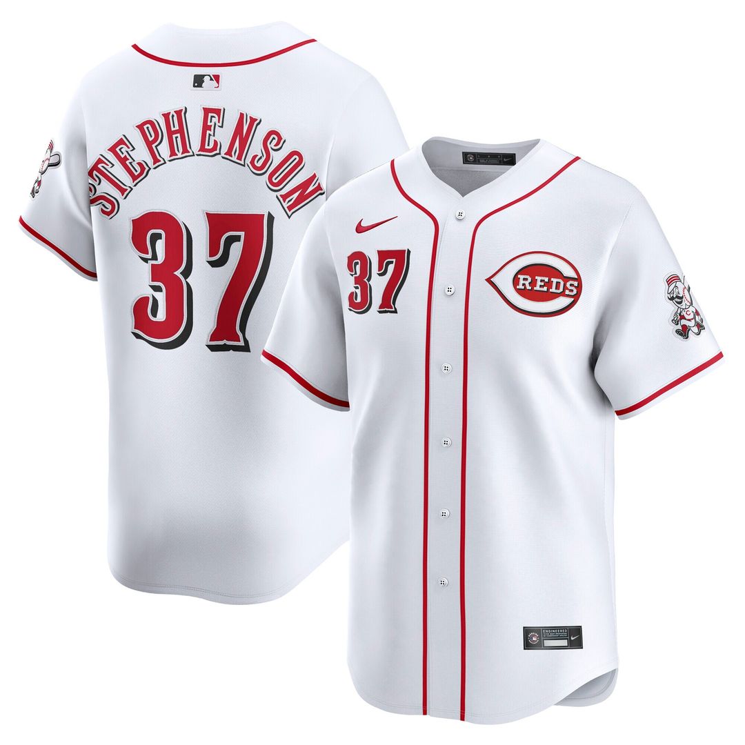 Tyler Stephenson Cincinnati Reds Nike Home Player Limited Jersey - White