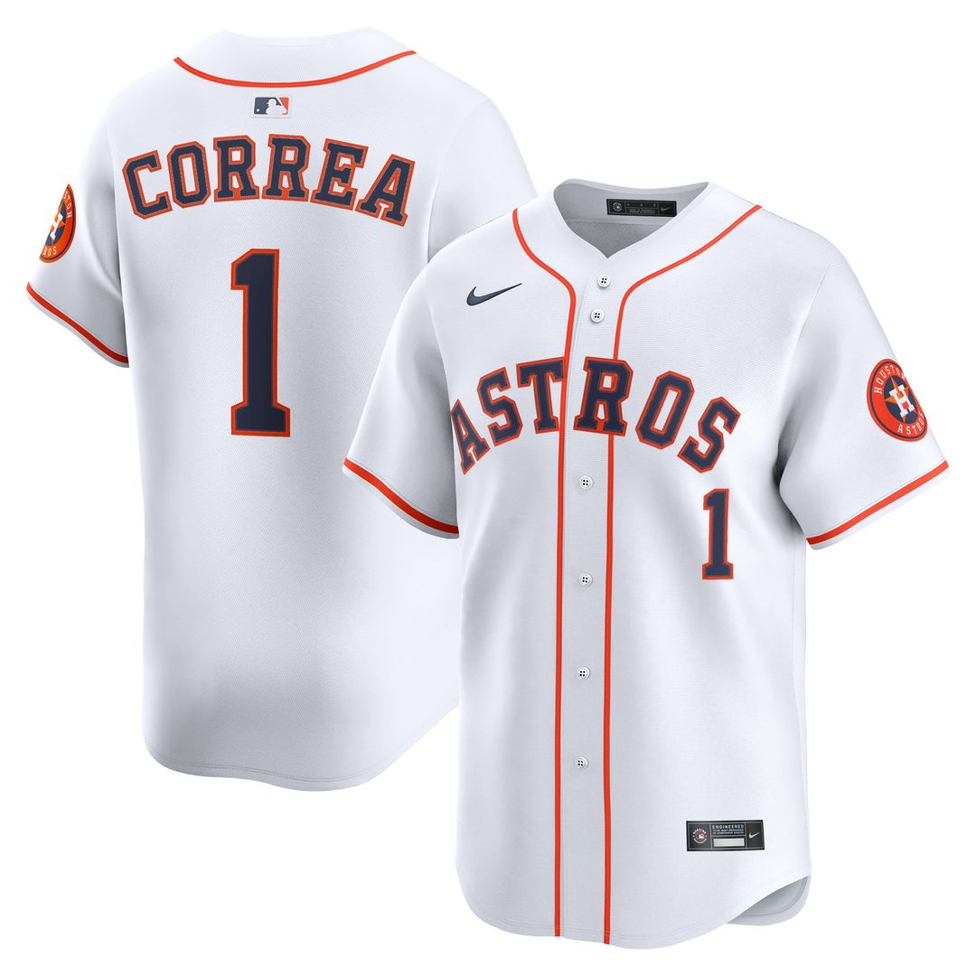 Carlos Correa Houston Astros Nike Home Player Limited Jersey - White