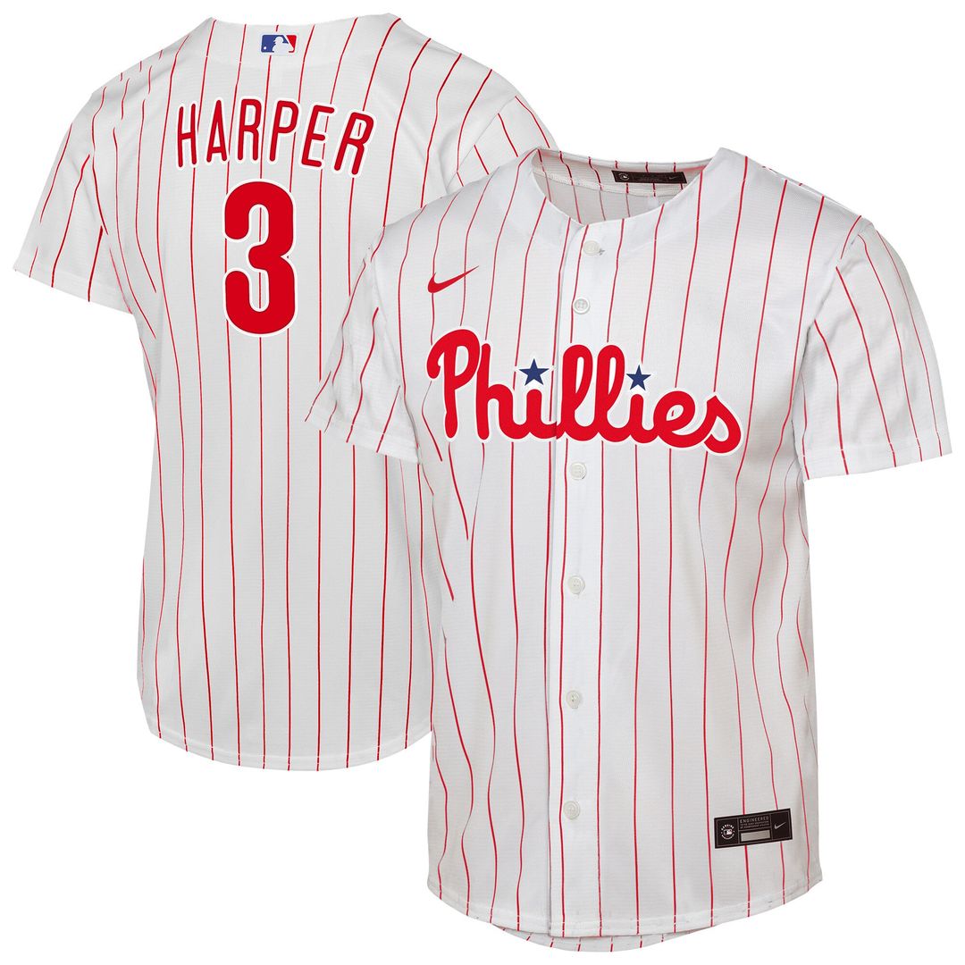 Bryce Harper Philadelphia Phillies Nike Youth Home Player Replica Jersey - White