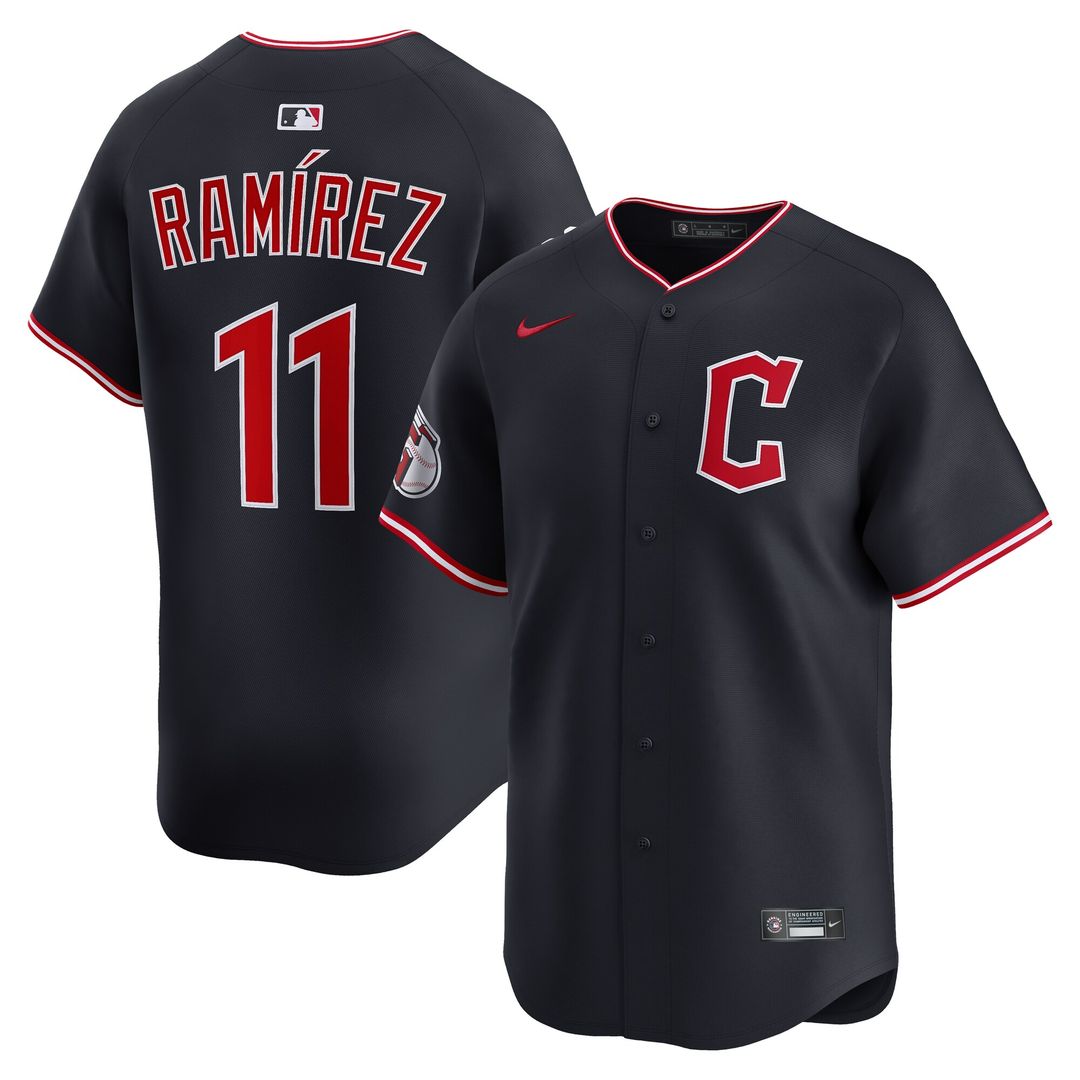José Ramírez Cleveland Guardians Nike Alternate Player Limited Jersey - Navy