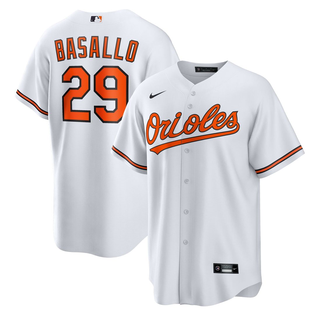 Samuel Basallo Baltimore Orioles Nike Player Replica Jersey - White