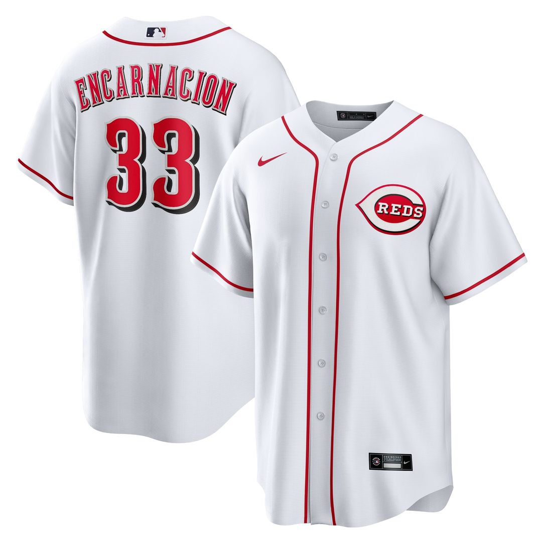 Christian Encarnacion - Strand Cincinnati Reds Nike Home Replica Jersey - White