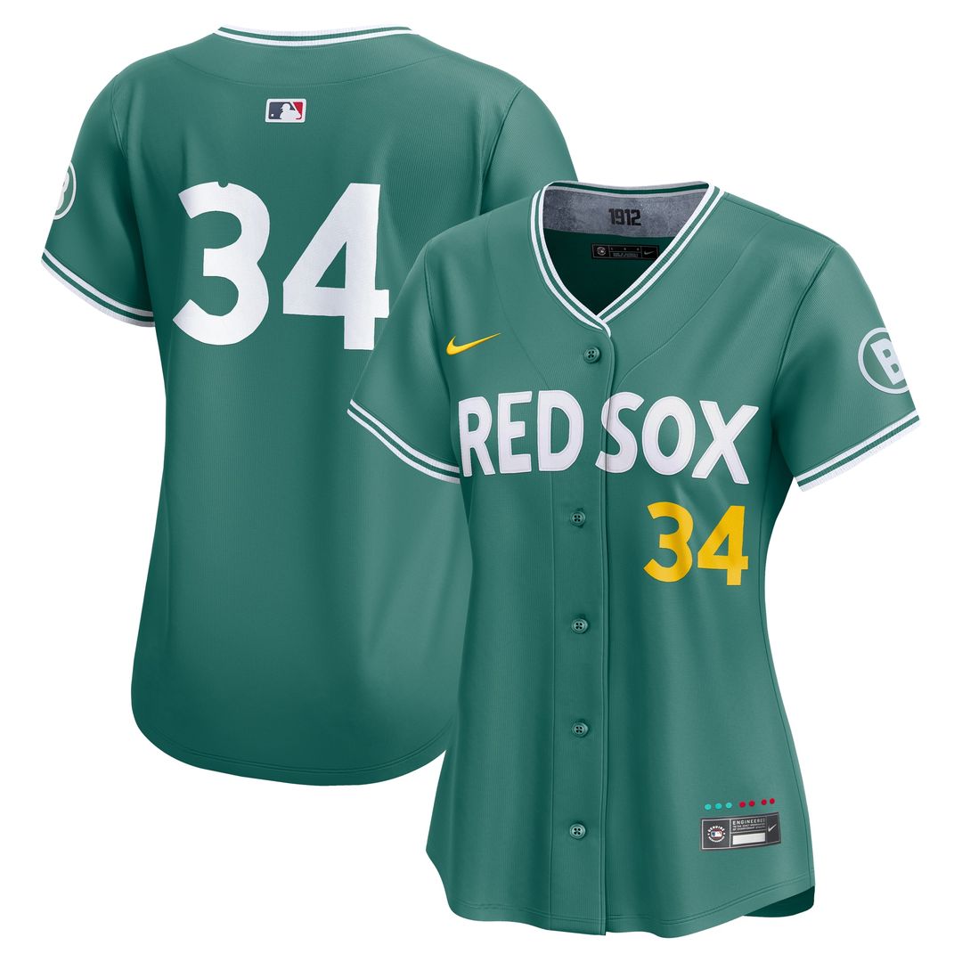 David Ortiz Boston Red Sox Nike Women's 2025 City Connect Retired Player Limited Jersey - Green