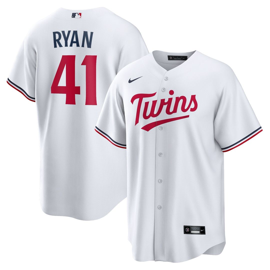 Joe Ryan Minnesota Twins Nike Home Player Replica Jersey - White
