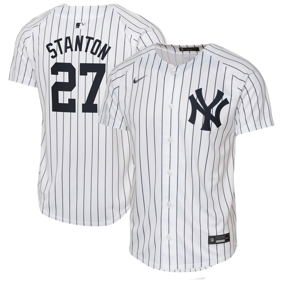 Giancarlo Stanton New York Yankees Nike Youth Home Player Limited Jersey - White