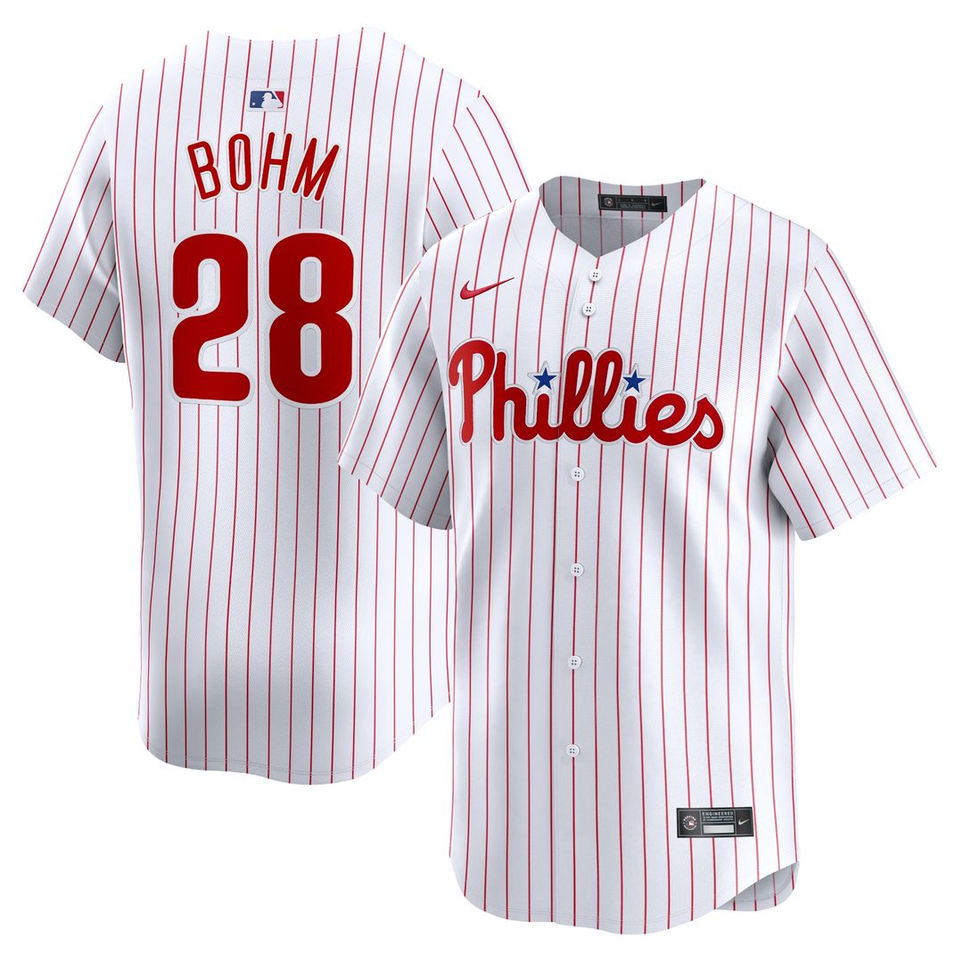 Alec Bohm Philadelphia Phillies Nike Home Player Limited Jersey - White
