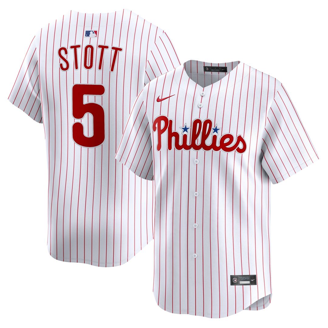 Bryson Stott Philadelphia Phillies Nike Home Player Limited Jersey - White