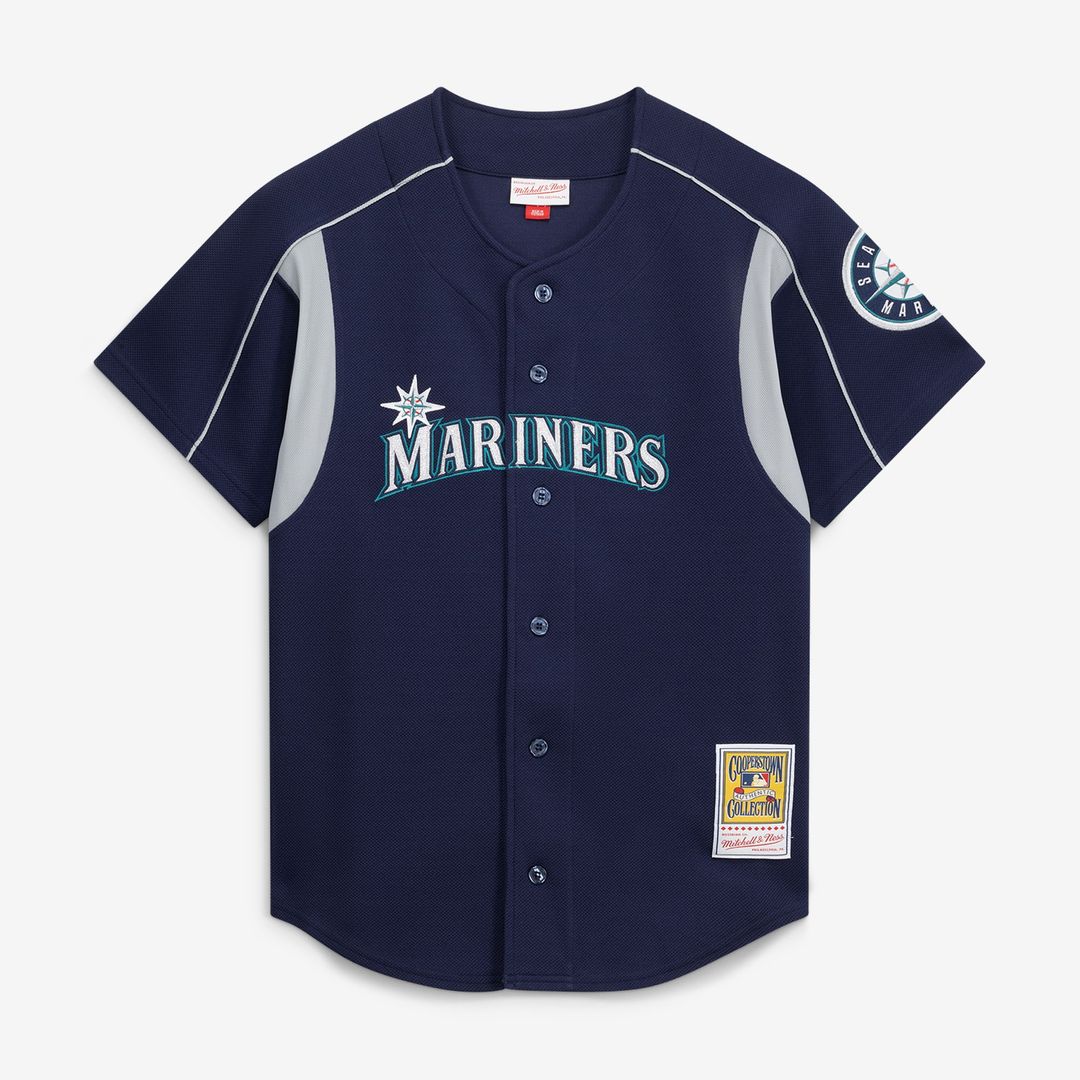 Felix Hernandez Seattle Mariners Mitchell & Ness Cooperstown Collection Batting Practice Jersey - Navy