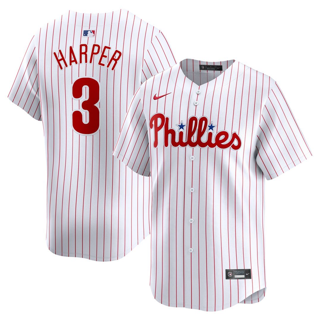 Bryce Harper Philadelphia Phillies Nike Youth Home Player Limited Jersey - White