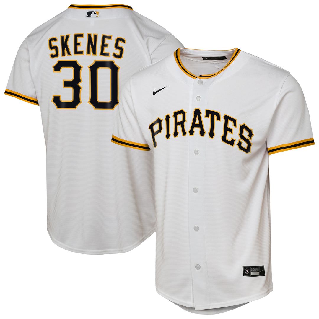 Paul Skenes Pittsburgh Pirates Nike Youth Home Player Replica Jersey - White