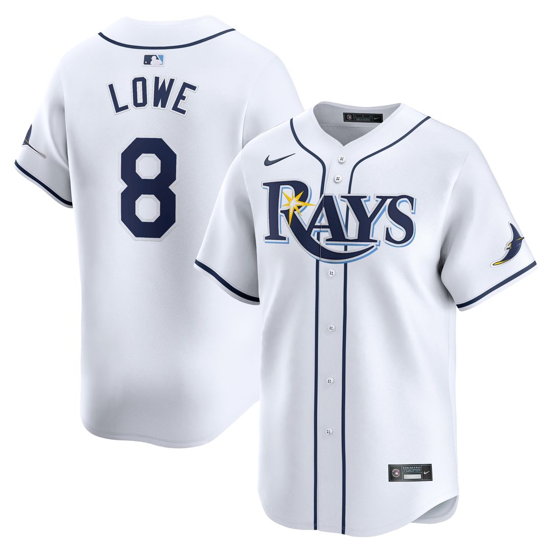 Brandon Lowe Tampa Bay Rays Nike Home Player Limited Jersey - White