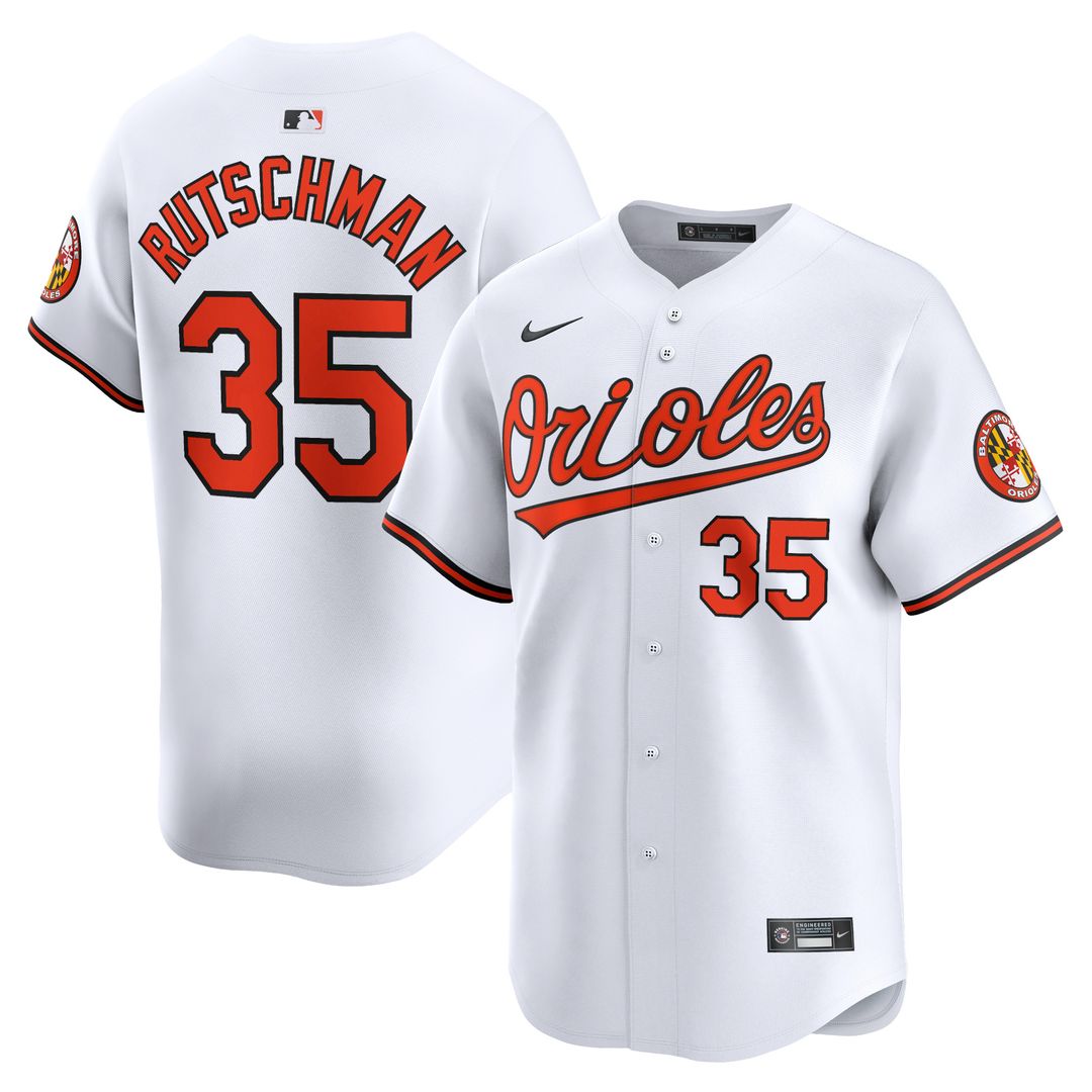 Adley Rutschman Baltimore Orioles Nike Home Player Limited Jersey - White
