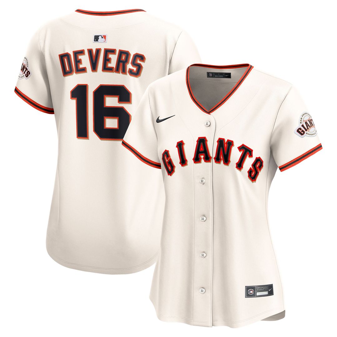 Rafael Devers San Francisco Giants Nike Women's Home Player Limited Jersey - Cream
