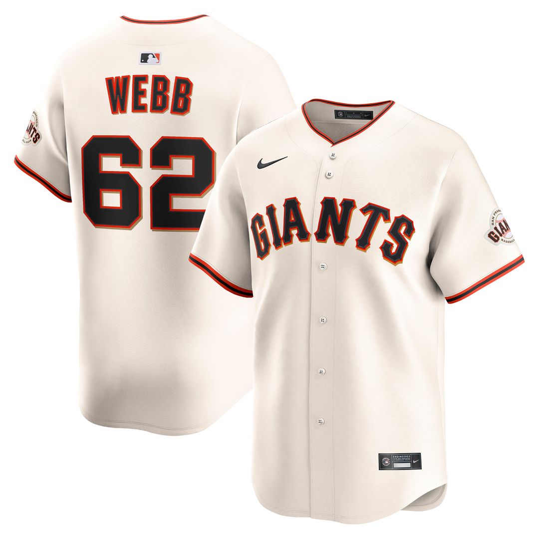 Logan Webb San Francisco Giants Nike Home Player Limited Jersey - Cream