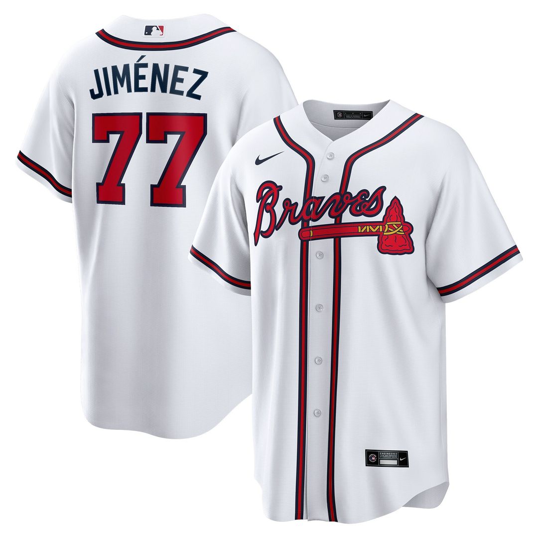 Joe Jiménez Atlanta Braves Nike Home Player Replica Jersey - White