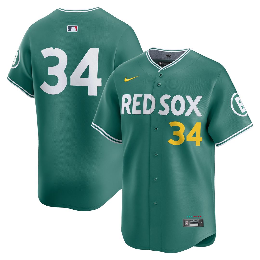 David Ortiz Boston Red Sox Nike 2025 City Connect Retired Player Limited Jersey - Green