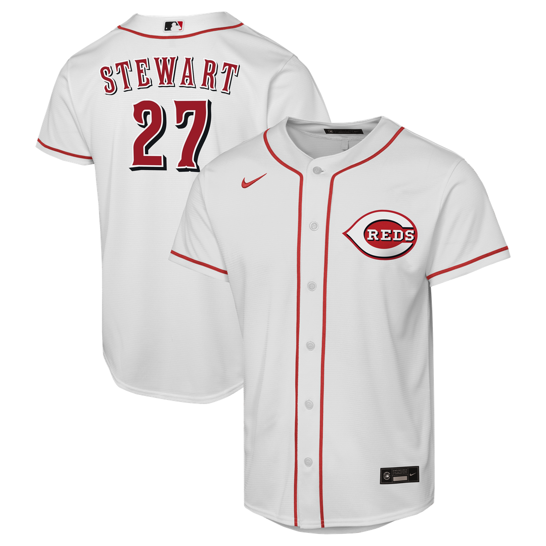Sal Stewart Cincinnati Reds Nike Youth Home Player Replica Jersey - White