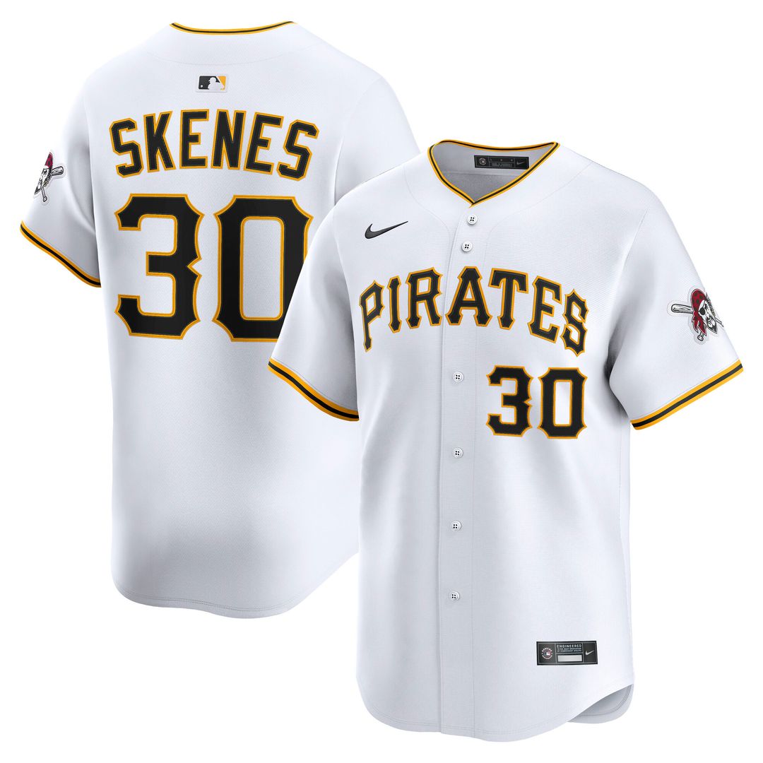 Paul Skenes Pittsburgh Pirates Nike Home Player Limited Jersey - White
