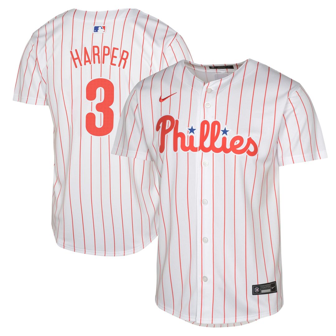 Bryce Harper Philadelphia Phillies Youth Player Limited Jersey - White