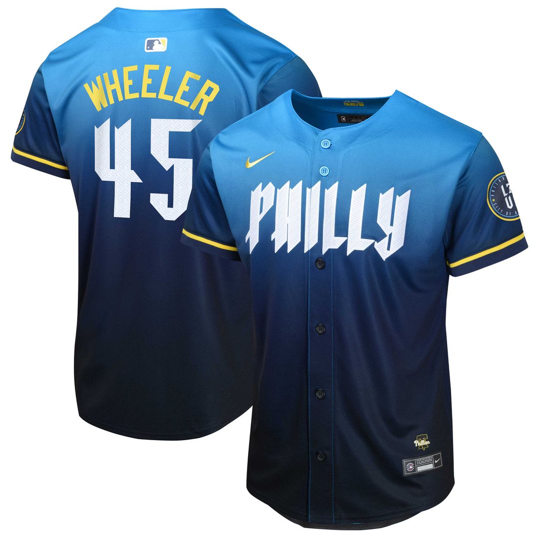 Zack Wheeler Philadelphia Phillies Nike Youth 2024 City Connect Player Limited Jersey - Blue