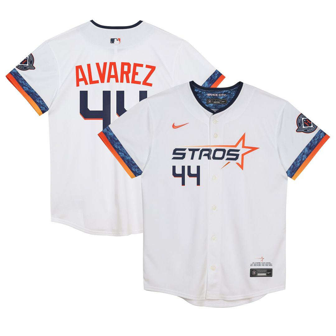 Yordan Alvarez Houston Astros Nike Preschool 2025 City Connect Player Limited Jersey - White
