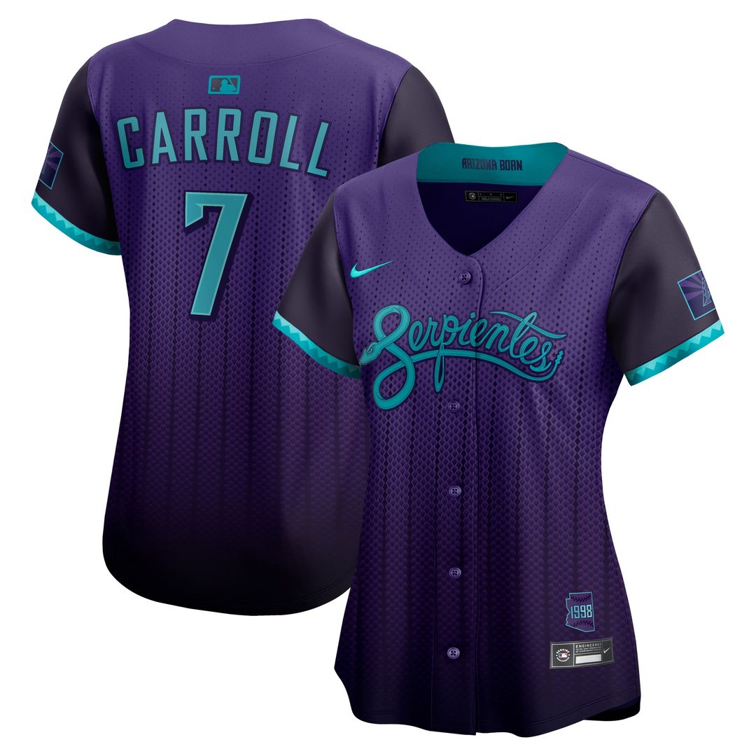 Corbin Carroll Arizona Diamondbacks Nike Women's 2025 City Connect Player Limited Jersey - Purple