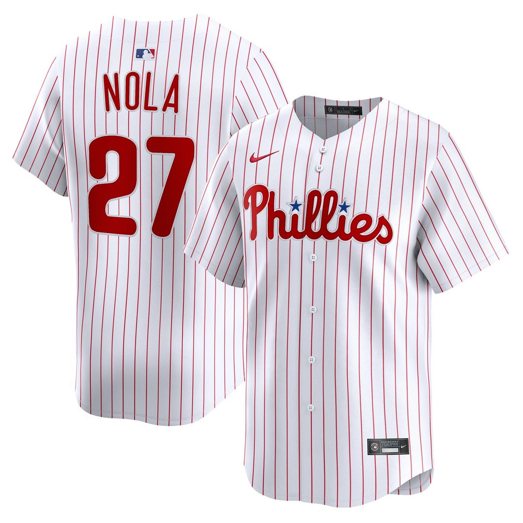 Aaron Nola Philadelphia Phillies Nike Home Player Limited Jersey - White