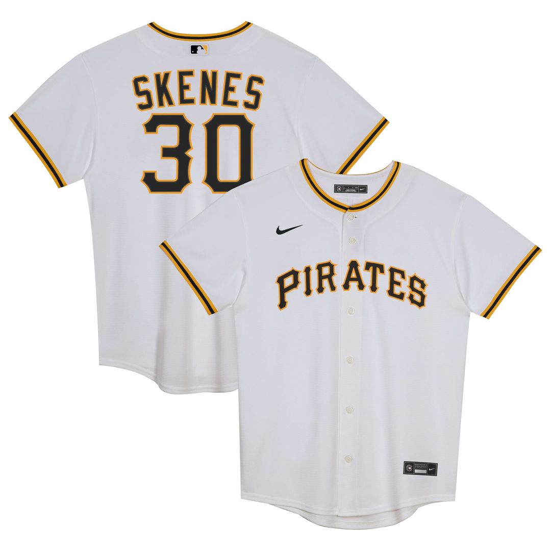 Paul Skenes Pittsburgh Pirates Nike Preschool Home Player Replica Jersey - White