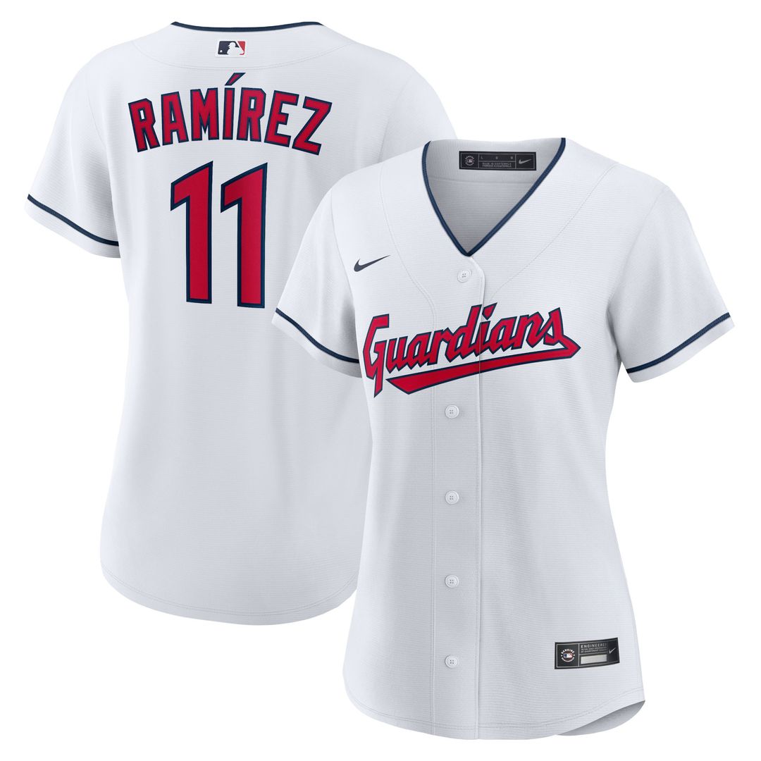 Jose Ramirez Cleveland Guardians Nike Women's Home Player Replica Jersey - White