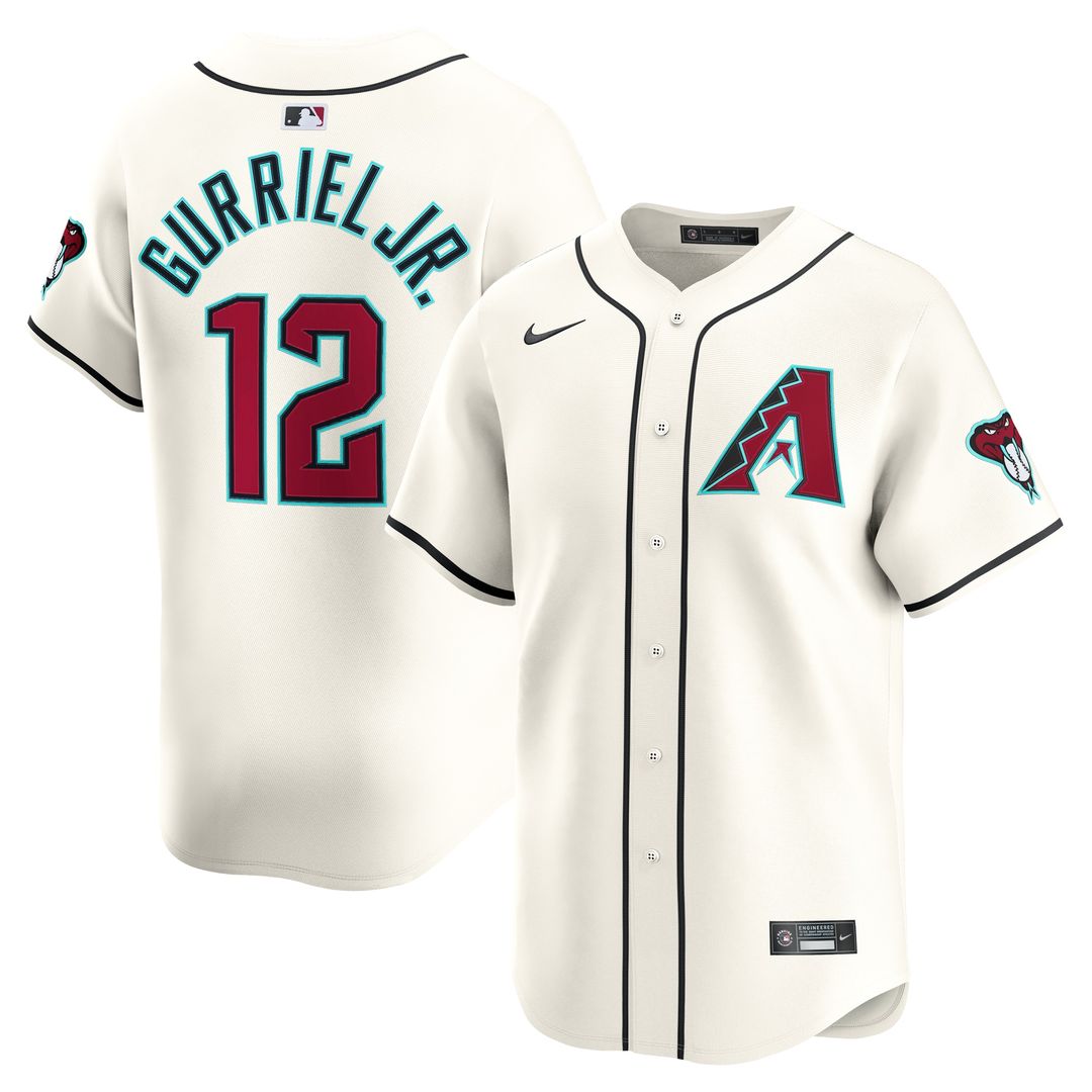 Lourdes Gurriel Jr. Arizona Diamondbacks Nike Home Player Limited Jersey - Cream