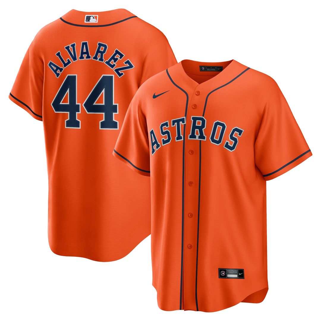Yordan Álvarez Houston Astros Nike Alternate Player Replica Jersey - Orange