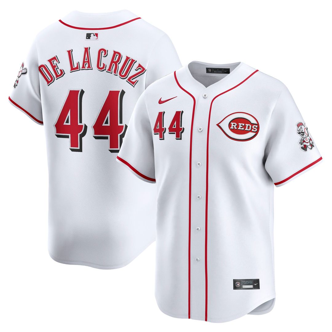 Elly De La Cruz Cincinnati Reds Nike Home Player Limited Jersey - White