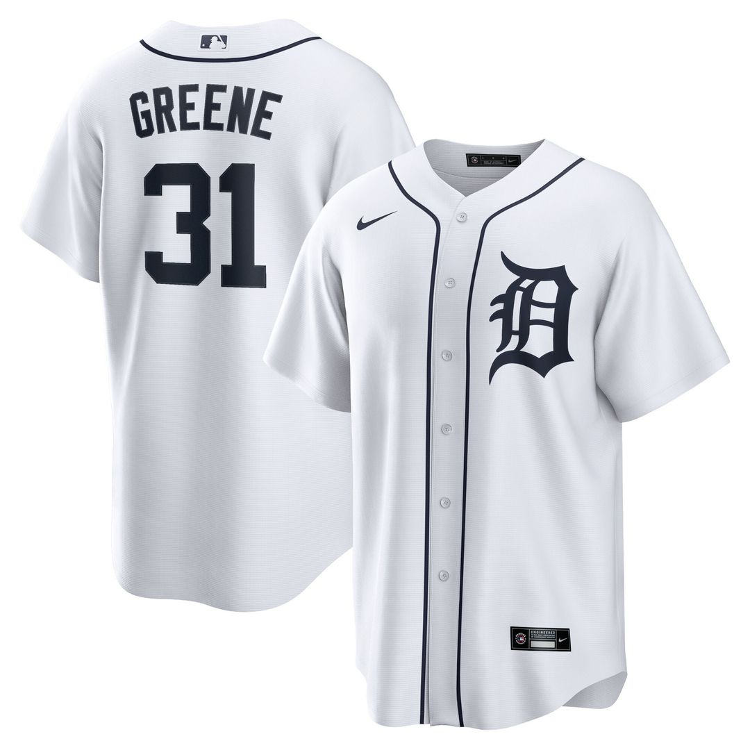 Riley Greene Detroit Tigers Nike Player Replica Jersey - White