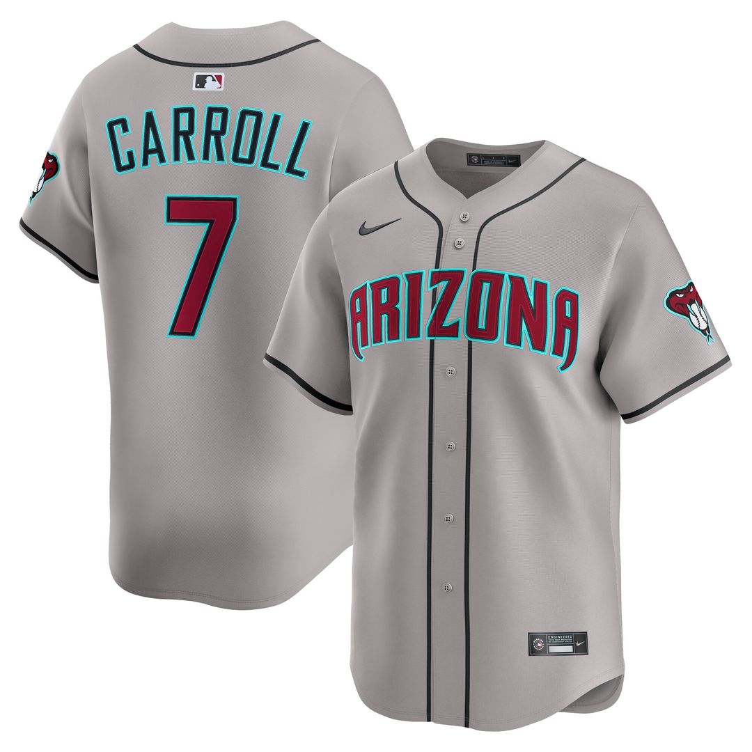 Corbin Carroll Arizona Diamondbacks Nike Road Player Limited Jersey - Gray