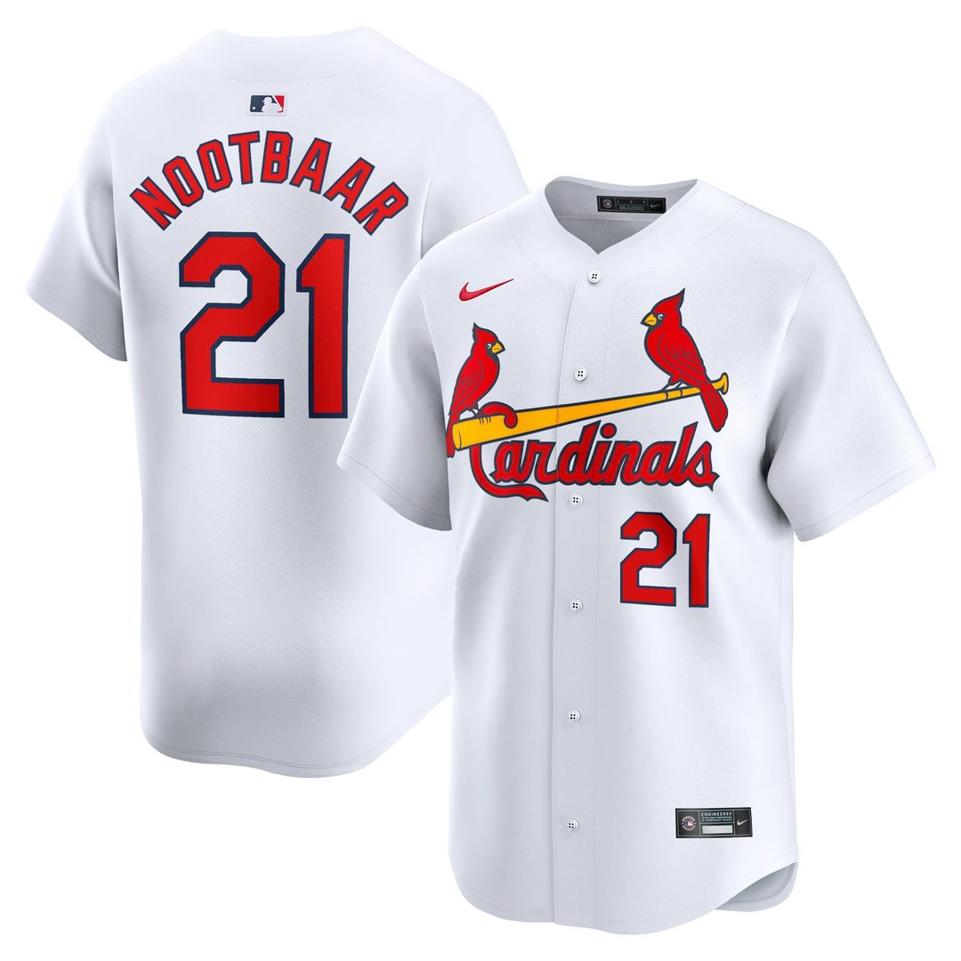 Lars Nootbaar St. Louis Cardinals Nike Home Player Limited Jersey - White