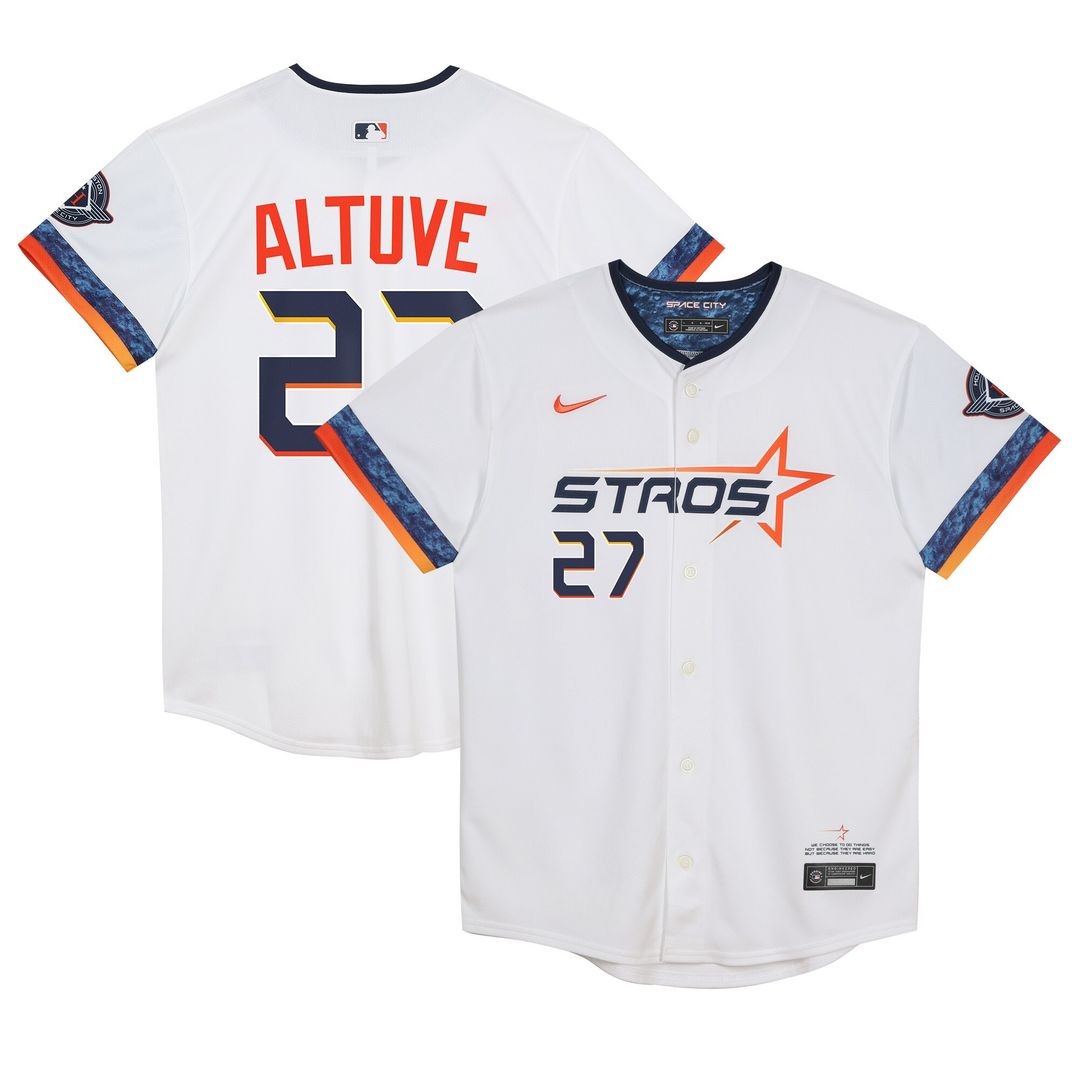 Jose Altuve Houston Astros Nike Preschool 2025 City Connect Player Limited Jersey - White