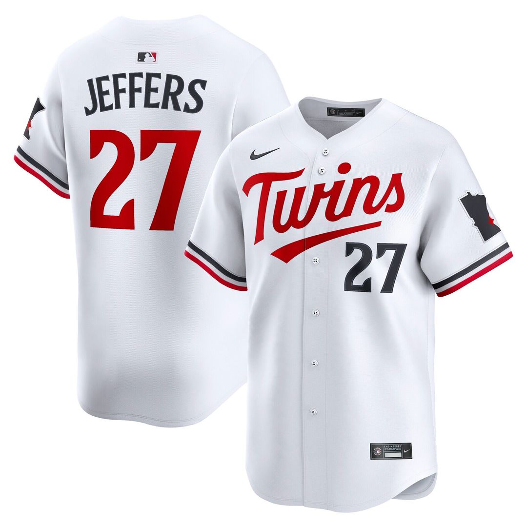 Ryan Jeffers Minnesota Twins Nike Home Player Limited Jersey - White