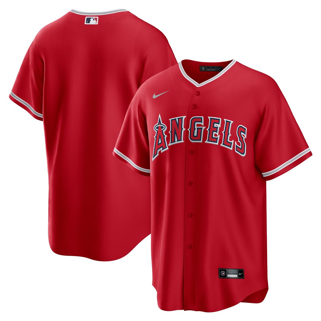 Los Angeles Angels Nike Alternate Team Replica Jersey - Red
