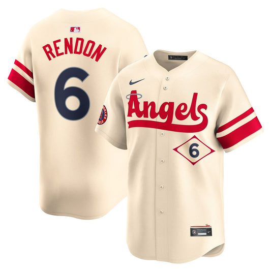 Anthony Rendon Los Angeles Angels Nike City Connect Player Limited Jersey - Cream