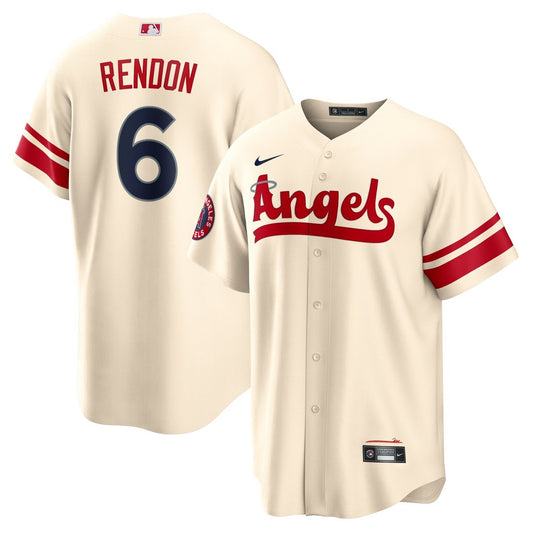 Anthony Rendon Los Angeles Angels Nike City Connect Player Replica Jersey - Cream
