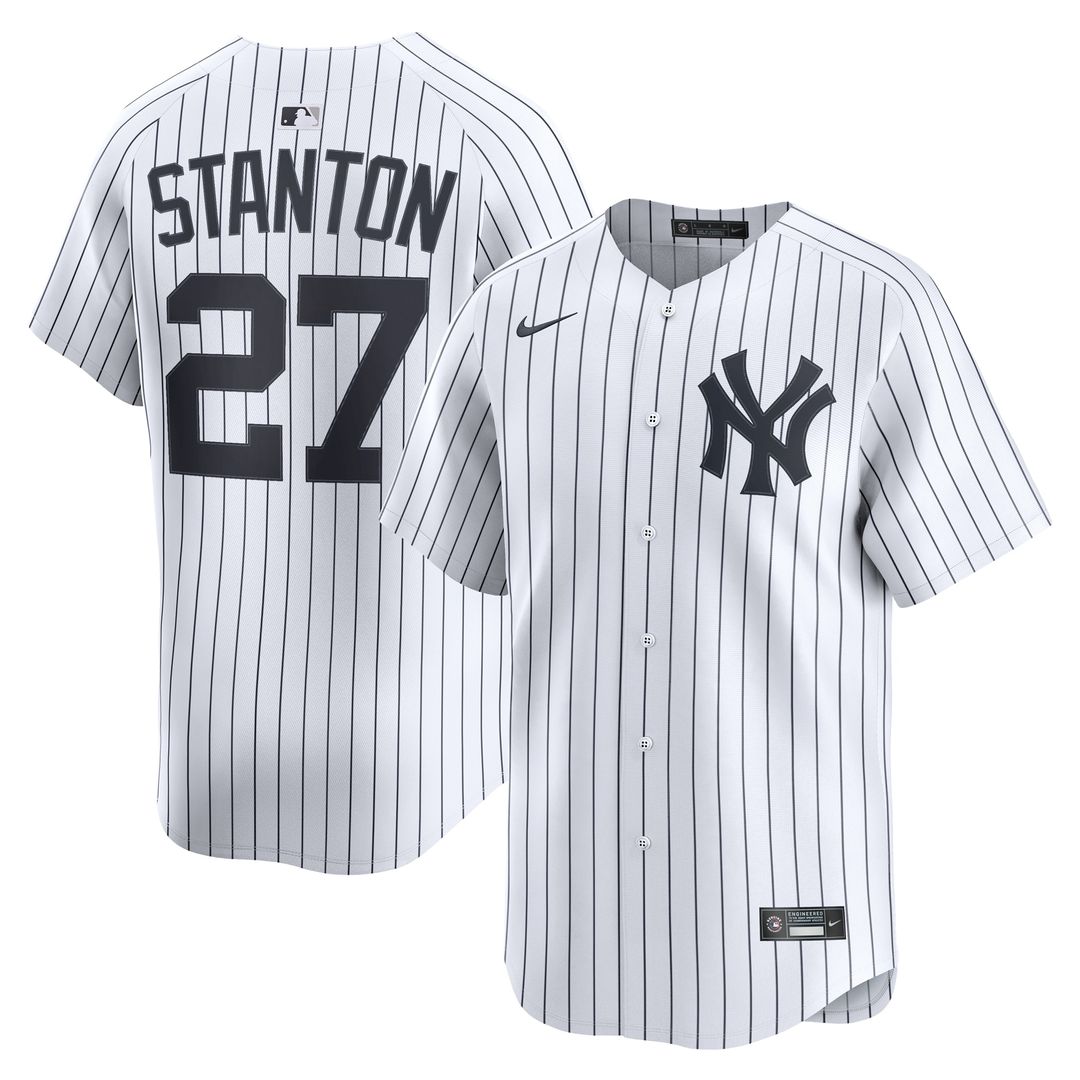 Giancarlo Stanton New York Yankees Nike Home Player Limited Jersey - White