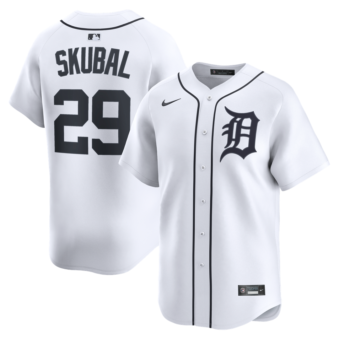 Tarik Skubal Detroit Tigers Nike Home Player Limited Jersey - White