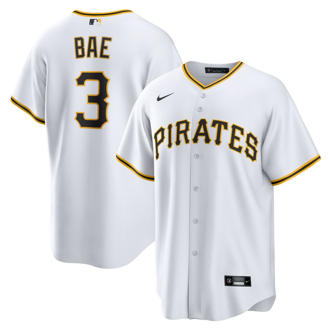 Ji - Hwan Bae Pittsburgh Pirates Nike Player Replica Jersey - White