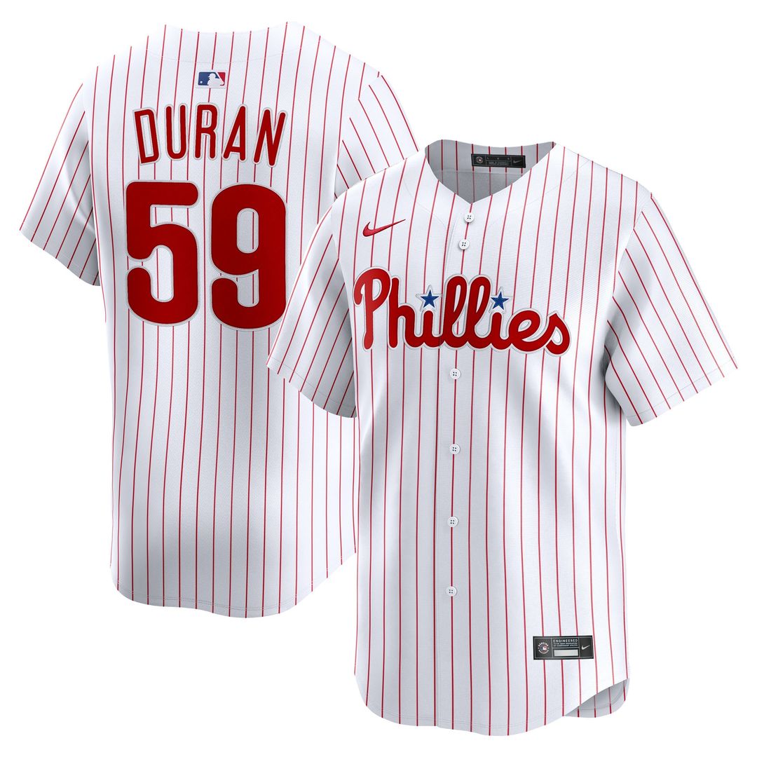 Jhoan Duran Philadelphia Phillies Nike Home Player Limited Jersey - White