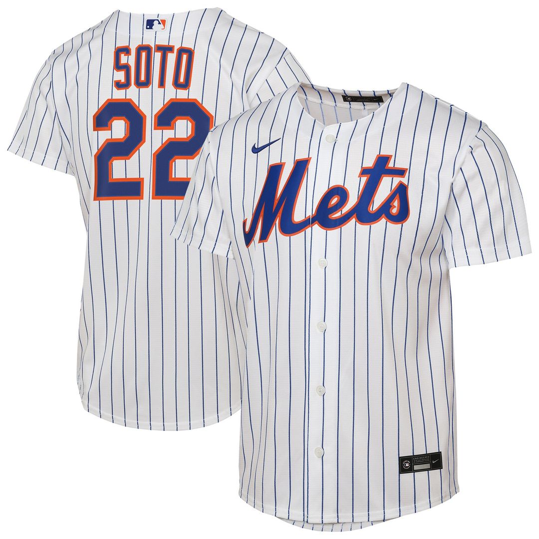 Juan Soto New York Mets Nike Youth Home Player Replica Jersey - White